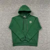 Green-zipper sweater