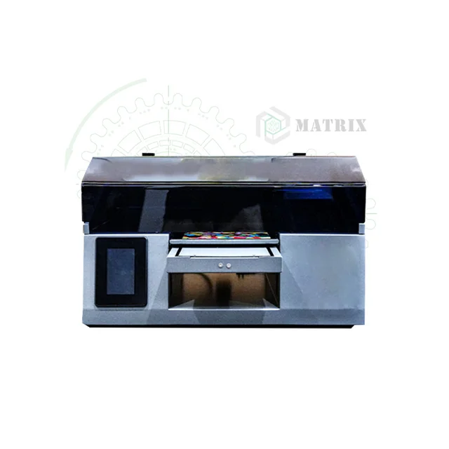 6090 Flatbed Uv Printer Glass Small Format A4 Size Led Inkjet Uv Printer Phone case Wood Uv Flatbed Printer Machine