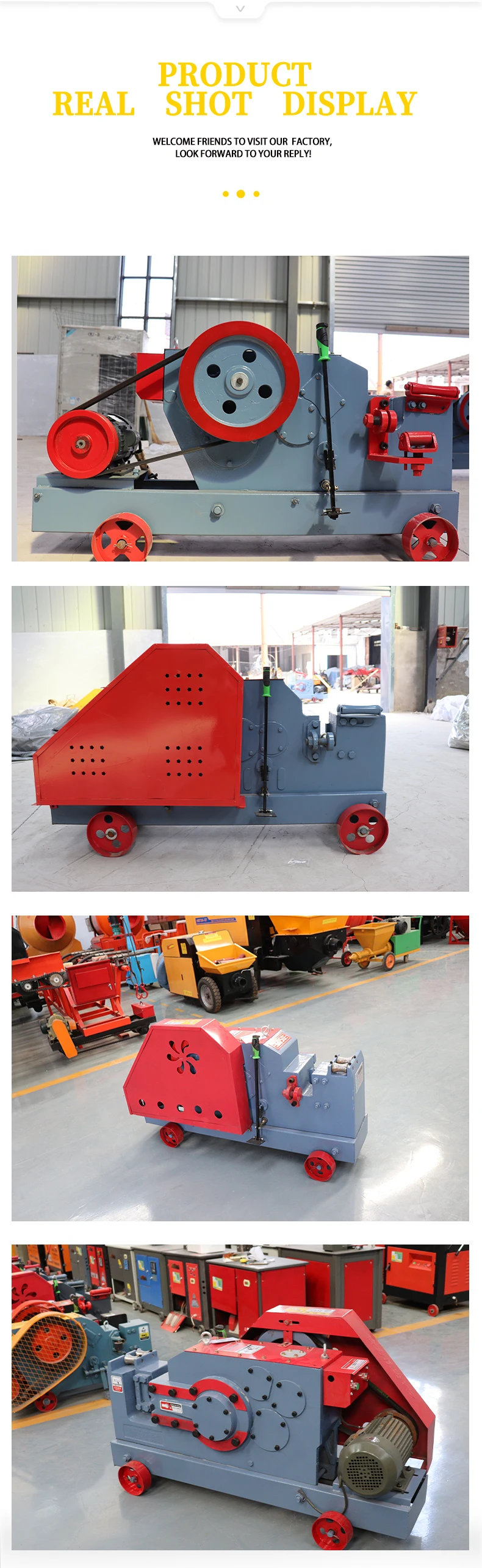 GQ40 Rebar Cutter Heavy Duty Cutting Steel Bar Cutter Machine Construction Machinery Round Steel Rebar Cutter Machine factory
