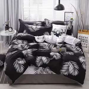 Factory Made Print High Quality Duvet Cover Set  Black and White Patterns Bedding Sets