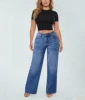 jambe large bleu moyen