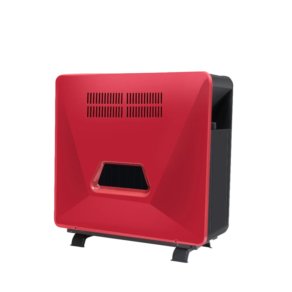 Living Room Blue Flame Gas Heater 1214kw Hermetic Floor Standing Lpg