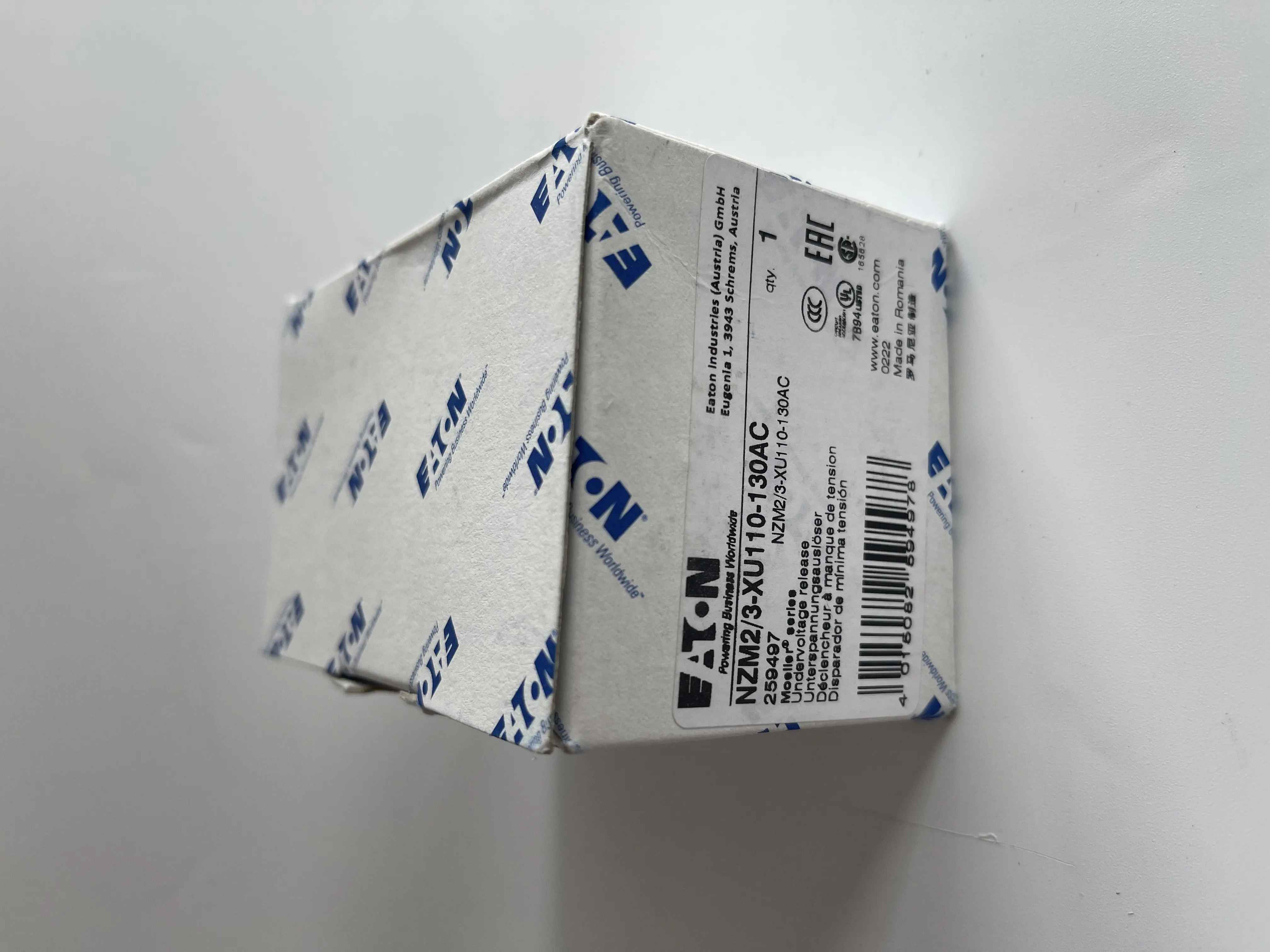 EATON Undervoltage Release NZM2/3-XU110-130AC EATON Undervoltage Release NZM2/3-XU110-130AC