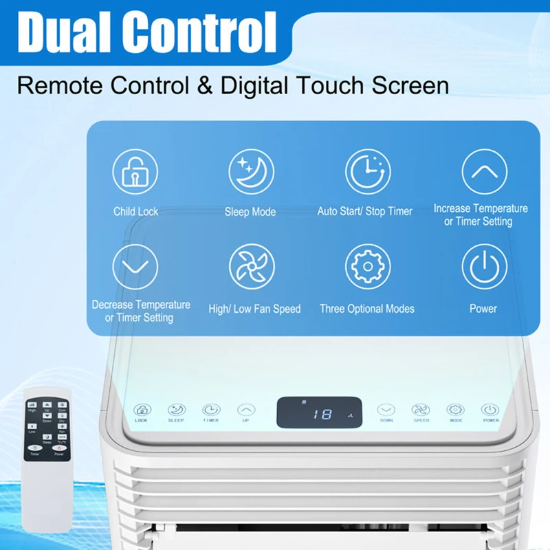 Portable Air Conditioner, 9000, BTU, 350 - detail 24