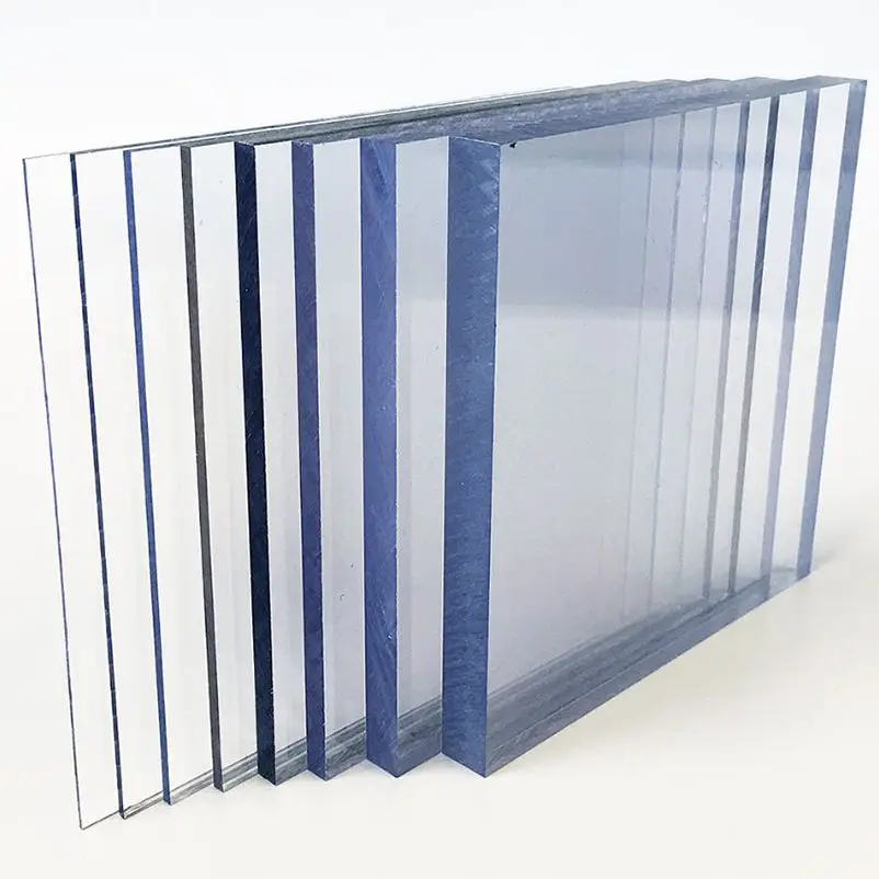 Bayer 3113 Scratch Resistant Transparent Soild Polycarbonate Roofing Sheet 20 mm Thickness Solid Policarbonato Panel