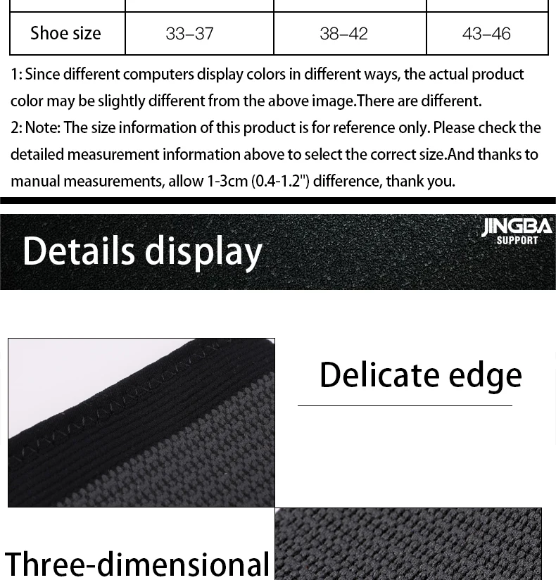 JINGBA Compression Ankle Brace 9