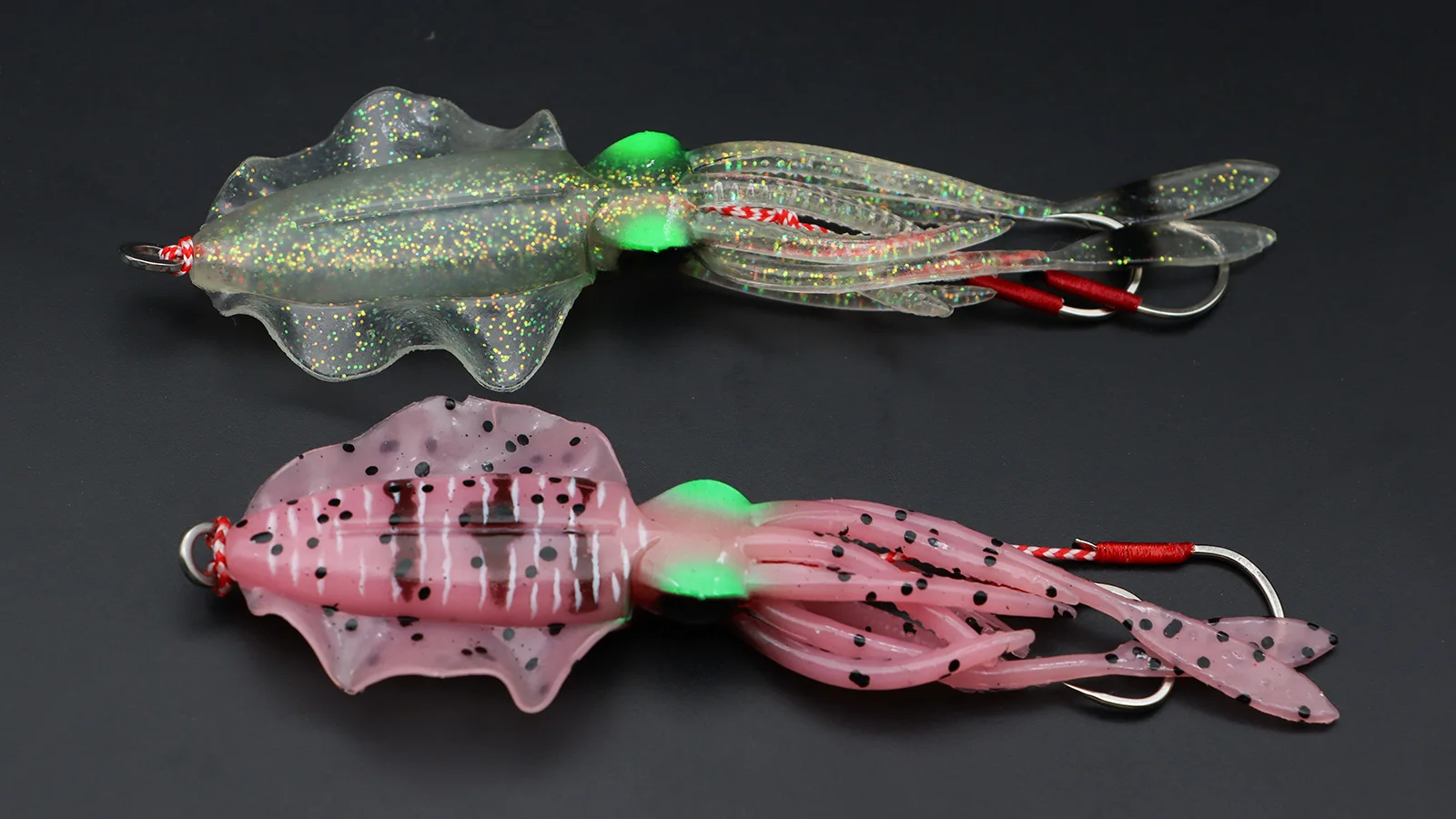 Thorforce New Design15cm 44.5g Luminous Squid Skirts Soft Lure Octopus