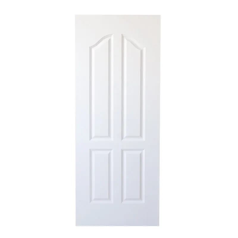 Modern PVC Laminated Door White Easy Assemble PVC Plastic Panel Door PVC For Bedroom