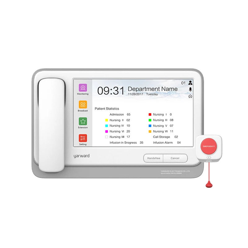 Yarward Wireless Nurse Call System Hospital Table Button Pagers for Clinics and Hospitals