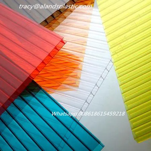 Тонированные толщина 20 мм переработанные соты PC две стены полые цена поликарбонатный лист Лексана