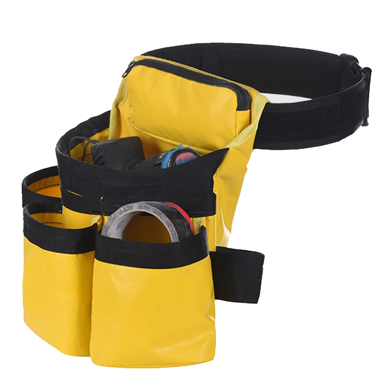 Multi Pockets Route Setter Gear Waist Bag Adjustable Climbing Tool Belt