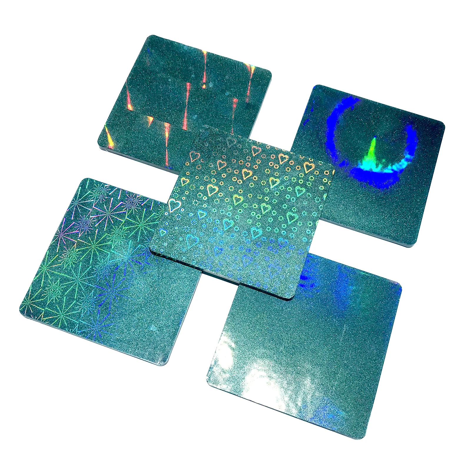 Holographic Silicone Coaster Mold - Square shape