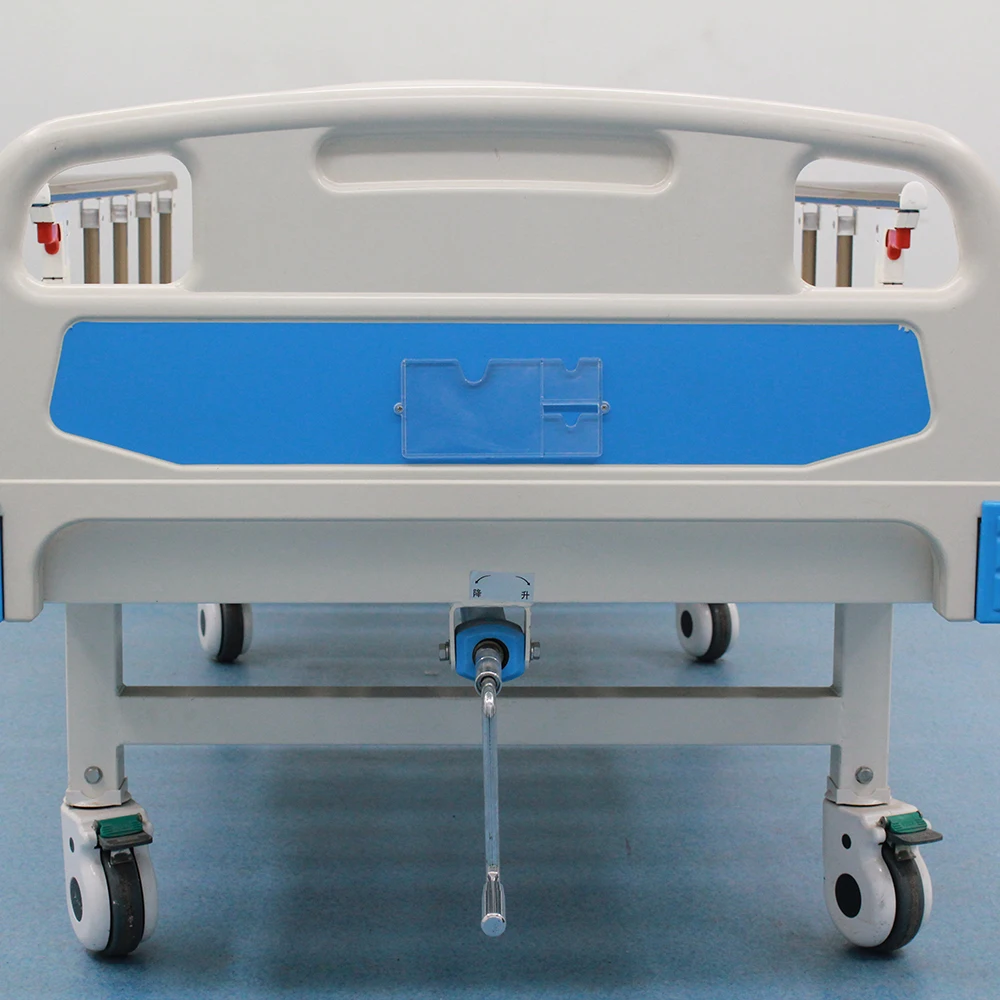 Expert  High Quality CE ISO Approved Manual One Function Patient Room Bed for Hospital and Clinic Use Backboard Lifting