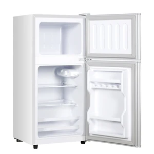 58L Double Door Refrigerator Energy Efficient Commercial & Household Use Portable Free Standing Design