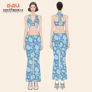 OEM ODM Clothing Manufacturer Make Own Brand Custom Low Moq Apparel Design Service High Quality Garment Women Sets Casual Dress