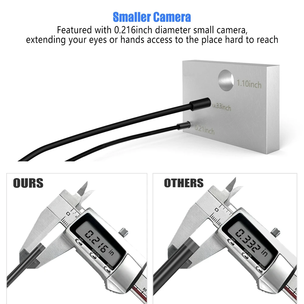 ANCEL W655 Waterproof HD Inspection Camera