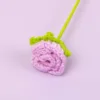 Rosa burbuja morada de un solo tallo (cabeza de flor de 3.5 cm)