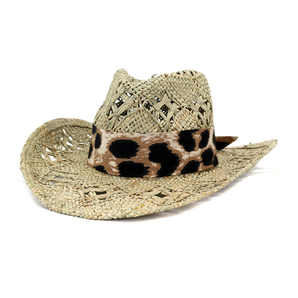 Buy Cowboy Straw Hat,Hollow Straw Hats 