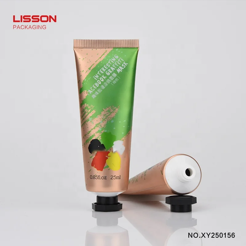 60ml  Cosmetic Packaging hand cream tube plastic tubes With Octagonal Cap