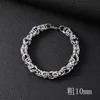 Bracciale con perline blu royal da 10 mm