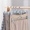 CM-050 Clip para pantalones estilo japonés con gancho, azul