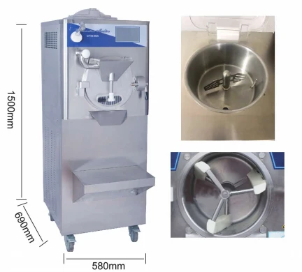 Commercial Ice Cream Maker Milk Pasteurization Machine Gelato 85 Degree Pasteurizer Machine 50L Output