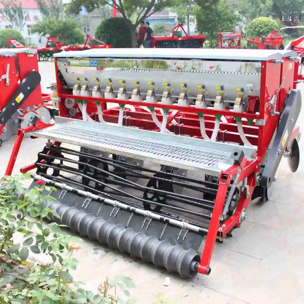 Cheap Best Multifunctional Small Mini Compact Tractor Agriculture Machinery Wheat Seeder /Wheat Fertilizer Planter for Sale
