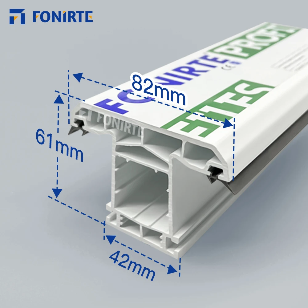 UPVC Plastic PVC Window Profiles for Frame and Sash