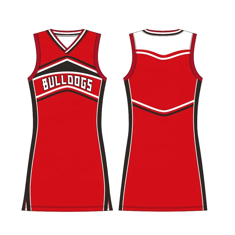 Custom Sublimation Design Your Own Cheerleading Uniform Sweet and Sexy Girls School Uniform Cheerleaders Dress