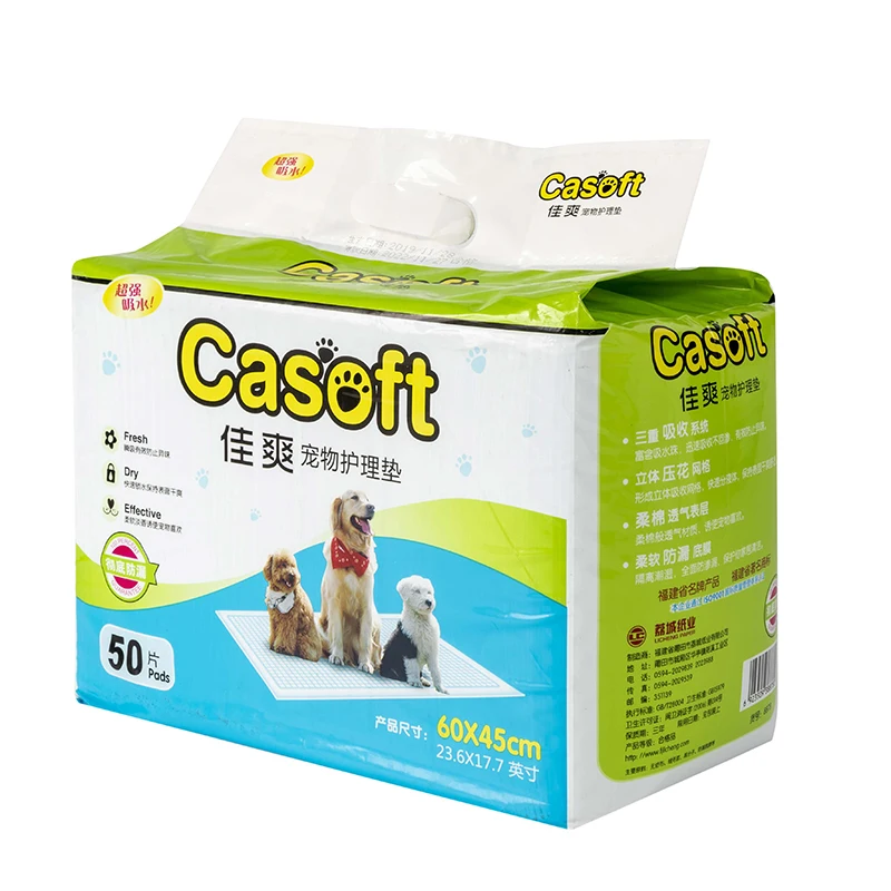 Bamboo Carbon Activated Pet Pee Pads High Absorbent Disposable Pet