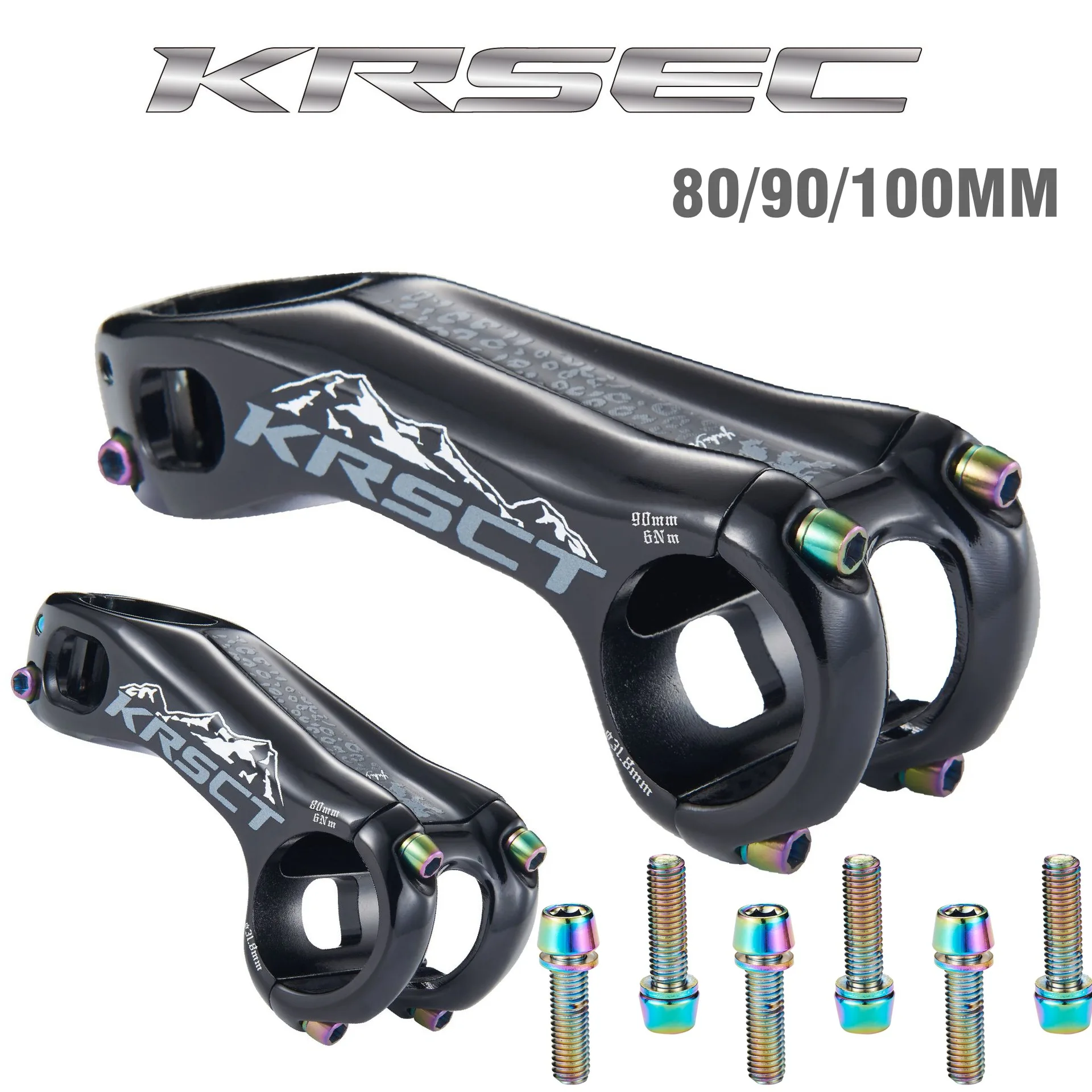 KRSCT New CNC Bicycle Stem - MTB 20 Degree, 28.6*31.8mm