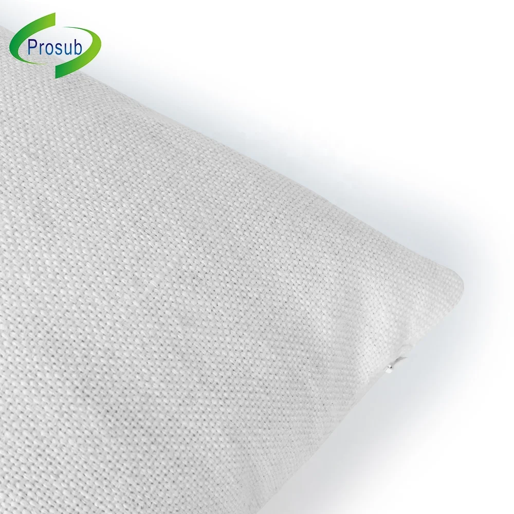 Prosub 16*16in White Sublimation Pillow Case Blanks With Pocket Book