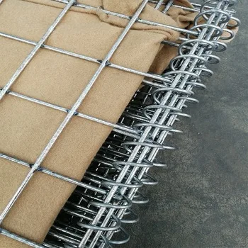 에 대한 최신 회사 뉴스 고품질 군대 벽 MIL hesco 요새 군사 홍수 장벽 가격 / 무거운 아연 코팅 hesco 벽 공장 가격  1