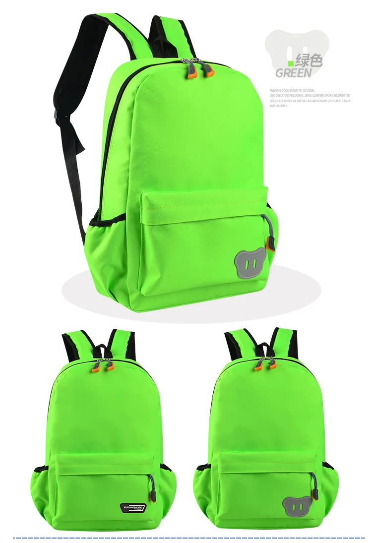 Hot Sale Trendy Children Unisex School Backpack Custom Multicolor Logo