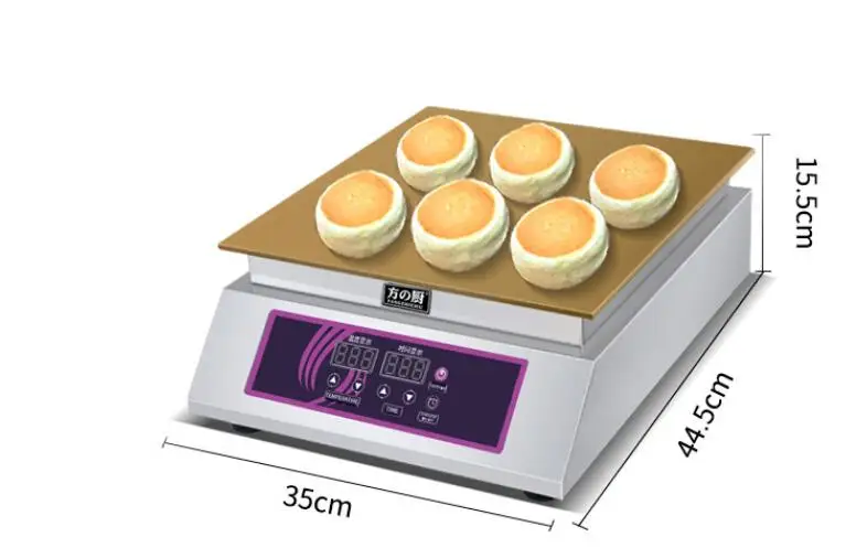 110V 220V Stainless Steel Souffle Pancake Maker - High Productivity