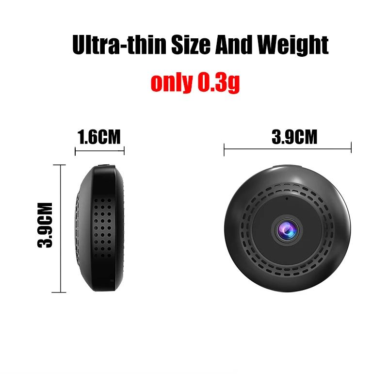 Network  Security Cctv C2t Mini Wifi Camera 1080p Hd Wireless Small Mini Home Camera Security System