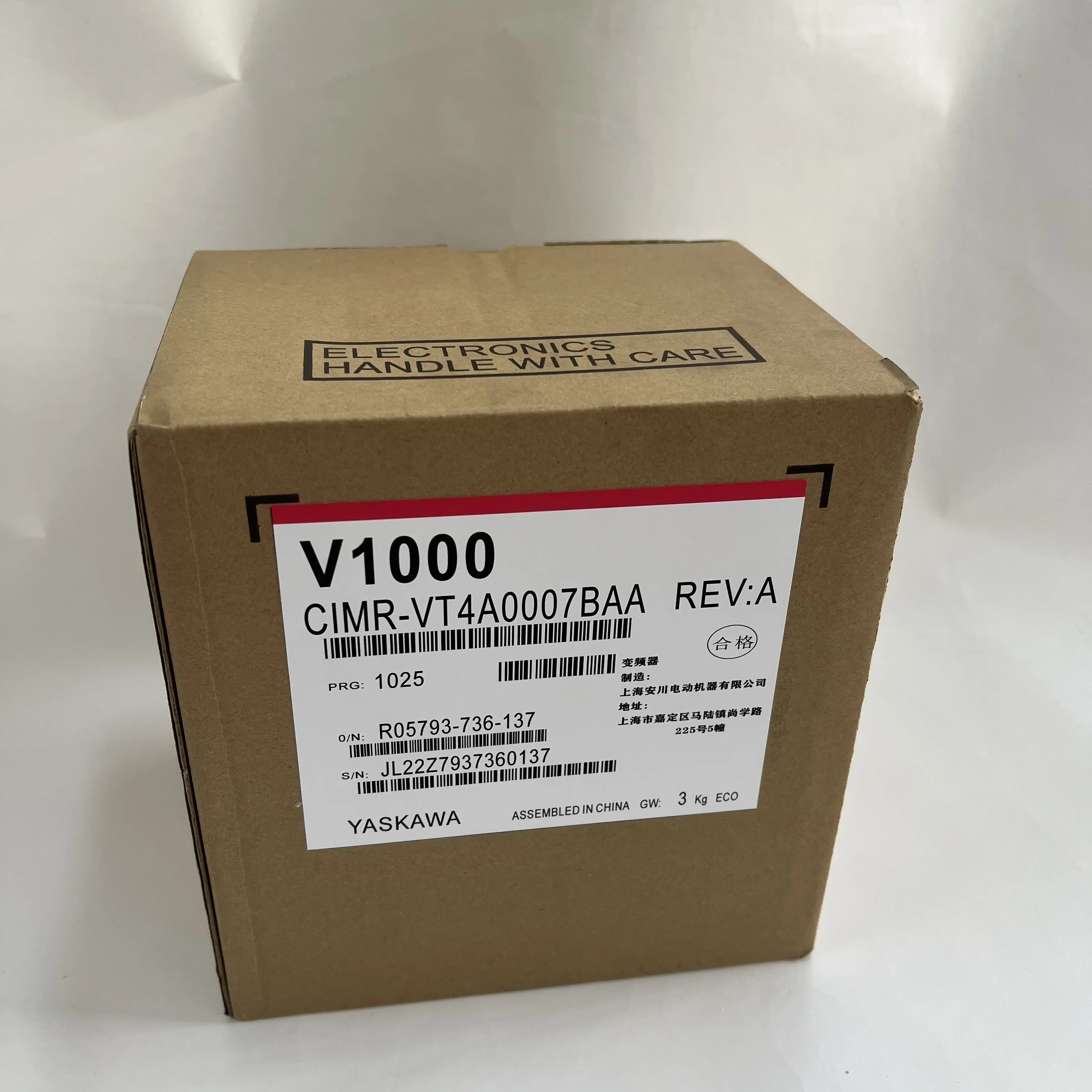 Yaskawa AC Drive CIMR-VT4A0007BAA