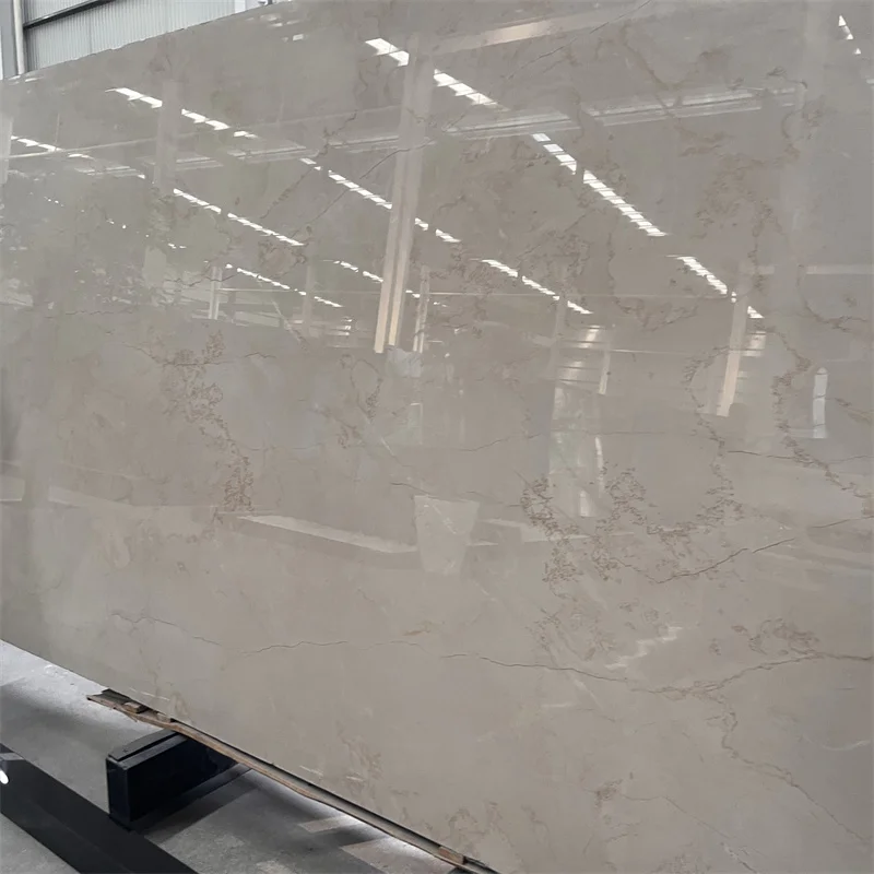product customized size beige marble slab for interior wall design high quality beige marble floor tiles beige marble stair steps-3