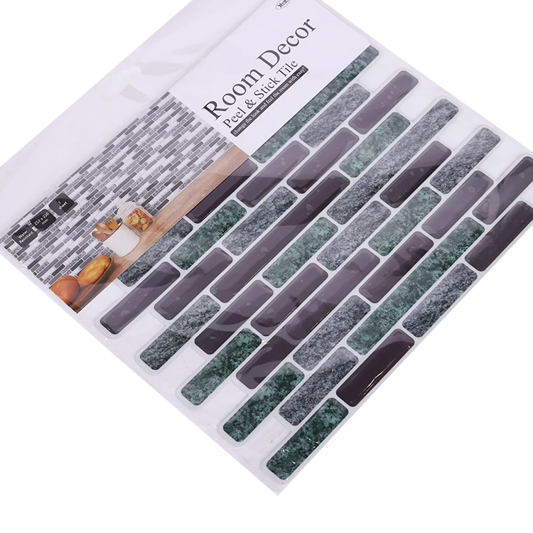 2021 дизайнерские китайские Роскошные ПВХ клейкие 3d наклейки на стену в ванную комнату бумажные для плитки домашние декоративные