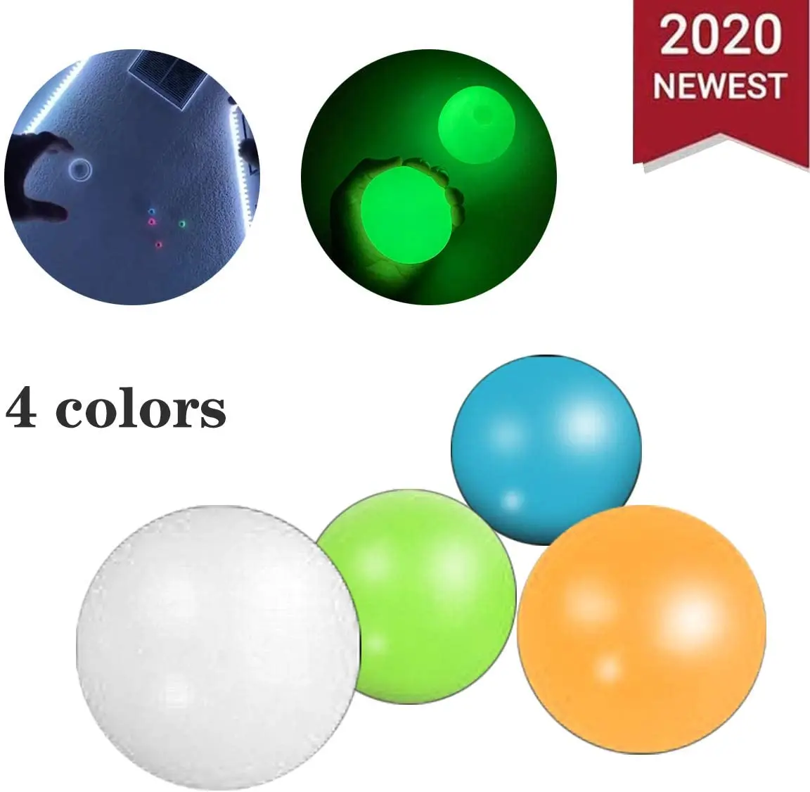 Лидер продаж светящиеся в темноте для взрослых настенные липкие шары потолка