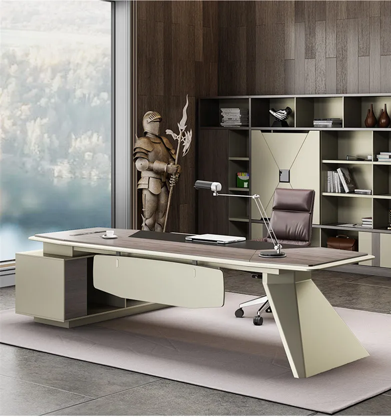 Antique Post Design For Your Own Office Desk Big Size Executive Modern