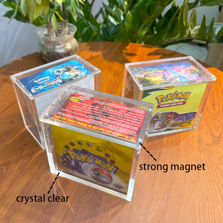 TCG卸売ポケモンブースターボックス第1版アクリルケースポケモン進化