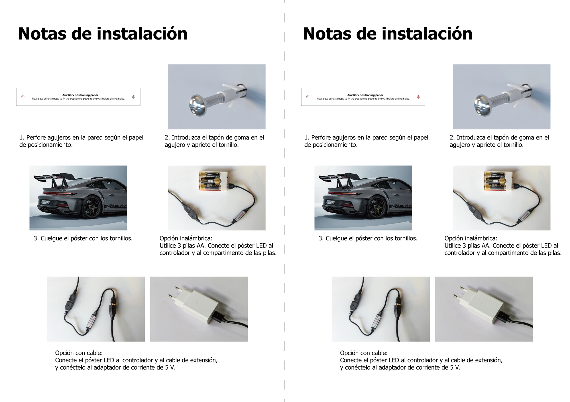 Instalación de carteles LED para coches