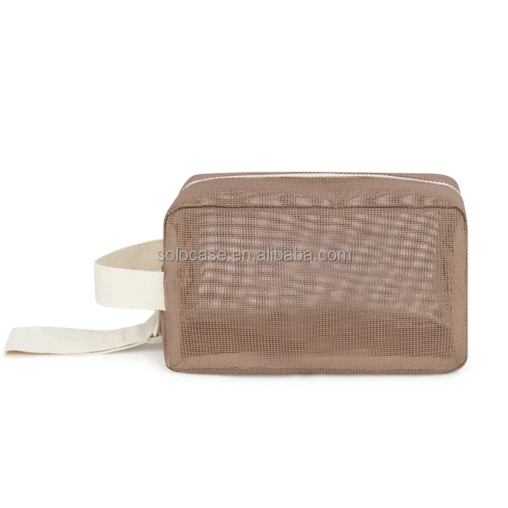 Large Capacity Nylon Mesh Cosmetic Bag