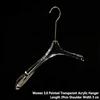 Cintre transparent pointu en acrylique pour femmes 3.0