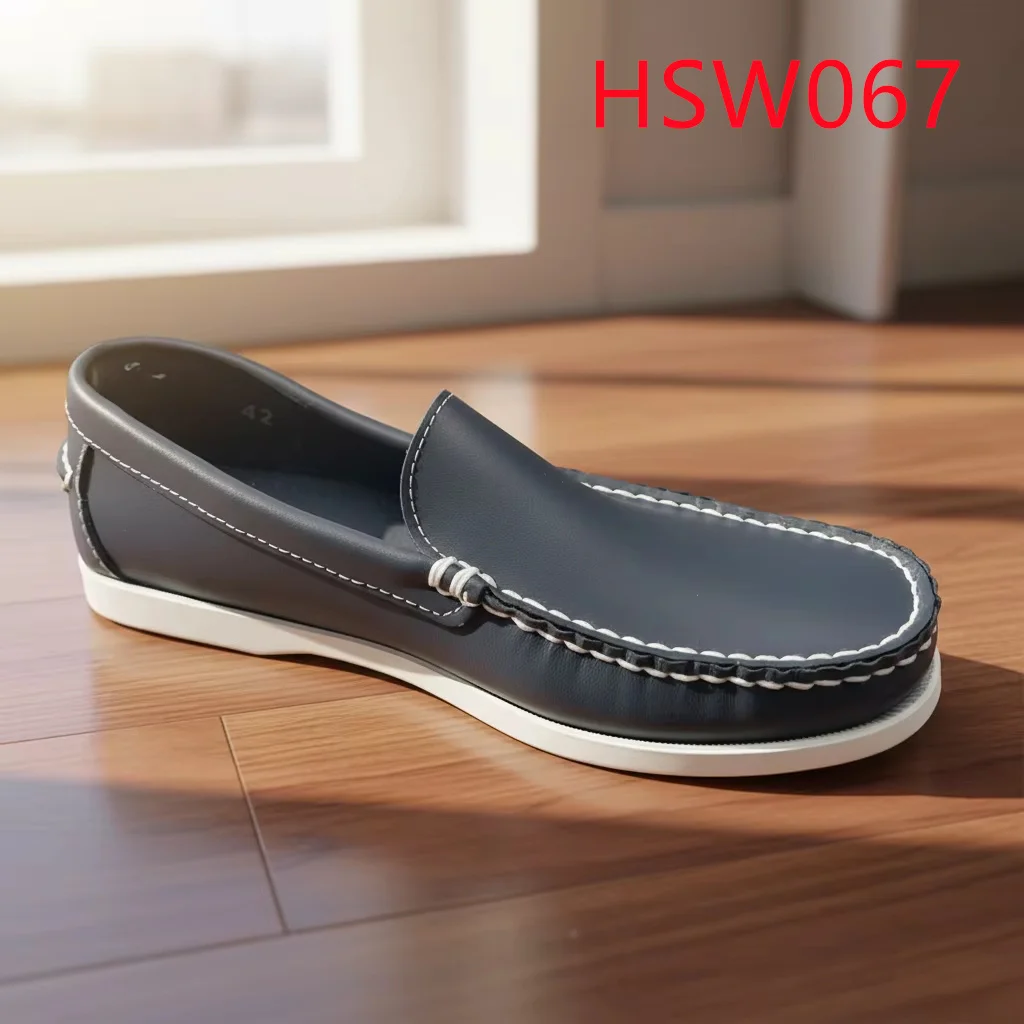 ZYF,daily Commute Pull on Style Hand Made Fashion Lazy Shoes Outdoor Activities Full Natural Cow Leather Driver Shoes HSW067