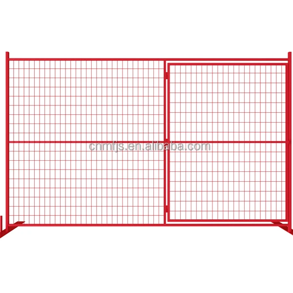 Canada Standard Temporary Fence Galvanized Construction Site Fence Panels