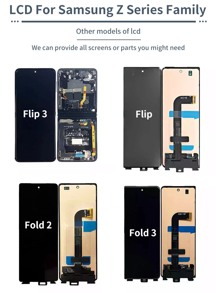 Z Fold Z Flip 3 4 Custom Replacement Touch Mobile Phone Lcd Pantalla
