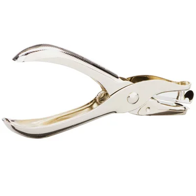 3mm 6mm Punching Machine Stationery Single Hole Punch Pliers Manual Paper Mini Round Hole Puncher