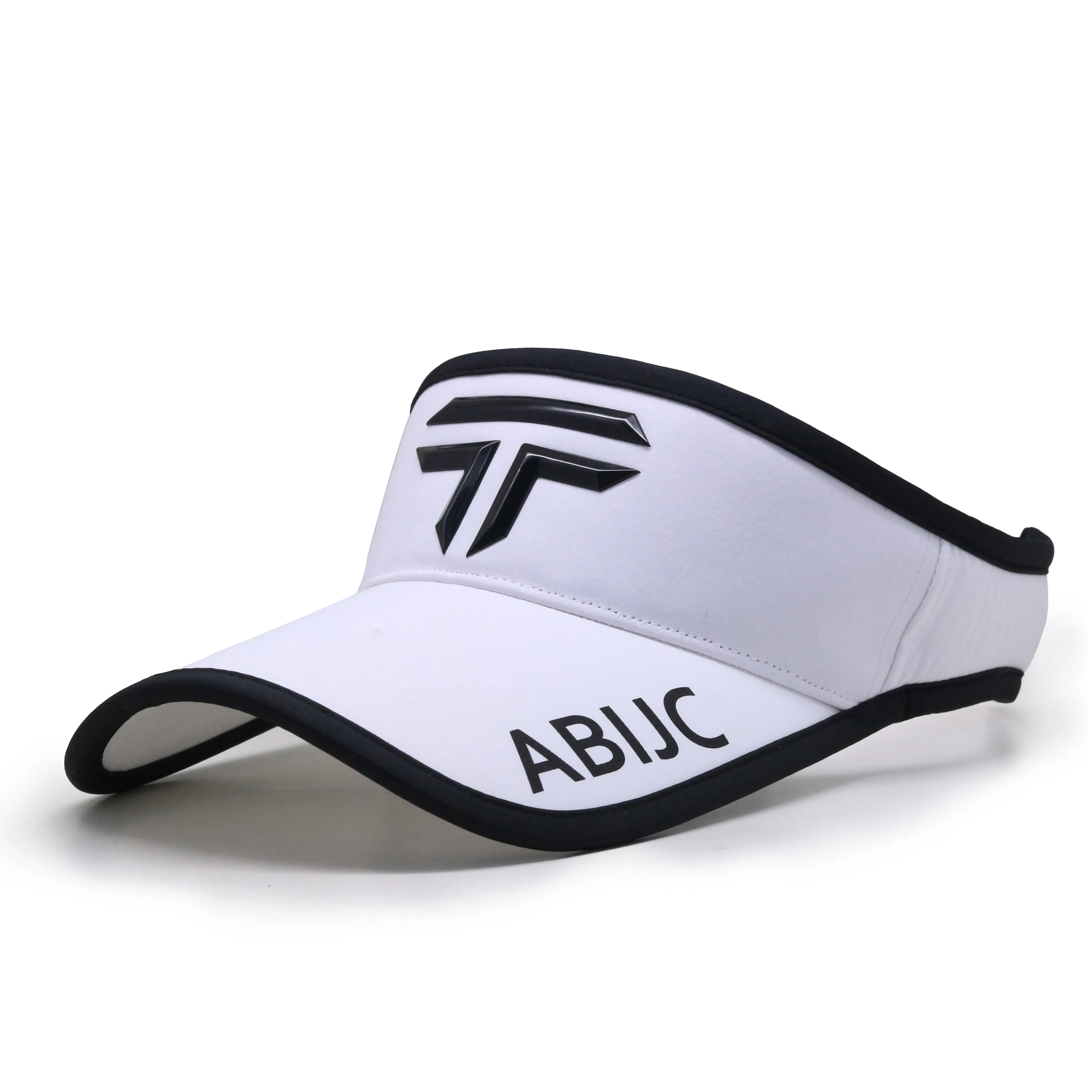 Adjustable Black Sun Protection Quick Dry Sun Visor Sport 